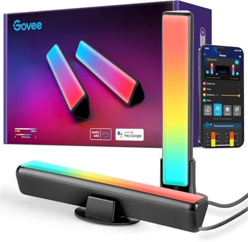 Govee LED Light Bars, Smart WiFi RGBIC TV Backlight, Gaming Light...