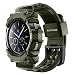 Produktbild SUPCASE Armband für Galaxy Watch 4 Classic [46mm] Robust Hülle Ersatzarmband Sport Band Bumper Case Schutzhülle [Unicorn Beetle Pro] 2021 Ausgabe (Dunkelgrün)