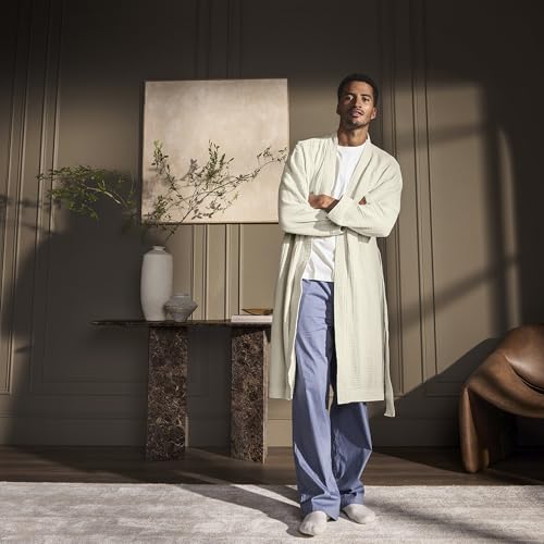 Image of BOLL & BRANCH Dream Robe - 100% Organic Cotton - Ultra Soft, Lightweight, Breathable, and Pre Shrunk - Unisex