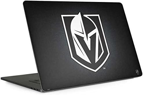 Skinit Decal Laptop Skin Compatible with MacBook Pro 15-inch with Touch Bar (2016-19) - Officially Licensed NHL Vegas Golden Knights Black Background Design