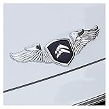 Müssen nicht bohren; Emblem für Motorhaube Auto-Front-Motorhaube Abzeichen-Aufkleber kompatibel mit dem Citroen-Logo C5 Elysee-kompatibel mit Berlingo-kompatibel mit Xsara C3 XR C4 Picasso kompatibel mit Sega Aircross Eag