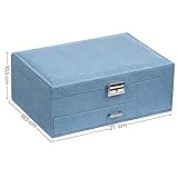 Zoom IMG-2 songmics scatola portagioie custodia per