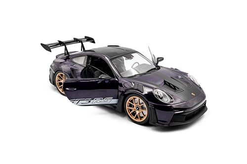 Solido Porsche 911 GT3 RS Viola Purple Metallic 1:18 miniatura 6