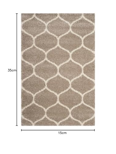 Image of Shaggy Carpet for Living Room 8 X 11 FEET Fluffy Plush Area Rug, Thick Fur Floor Carpet Modern Cozy Rug for Home Decor, Kids Room Bedside Hall, Durable Comfortable Shaggy Rug (BeigeIvory)