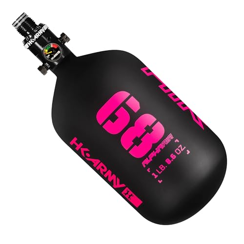 HK Army HPA Paintball Tank - Lightweight Alpha Air Carbon Fiber Compressed Air Tank - 68ci/4500 psi Viper