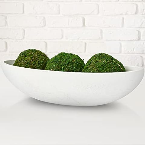 SEEKO Succulents Potted Moss Balls Set - Stylish Table Decor - Centerpiece Table Decoration - Moss Balls Decorative for Home Decor Cover