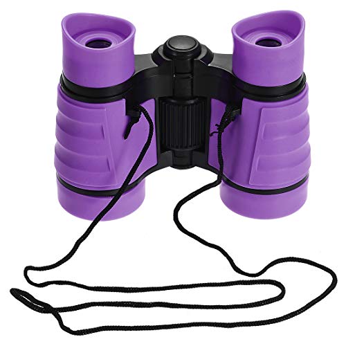 Binoculares compactos plegables 4x30 uxcell morado miniatura 1