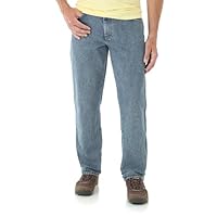 Wrangler Men's Rugged Wear Jean, Grey Indigo, 66x32