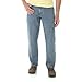 Wrangler Men's Big and Tall Rugged Wear Relaxed Fit Jean, Grey Indigo, 46x28
