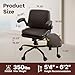 AreShark Cross Legged Office Chair: ADHD Criss Cross Desk Chair with Wheels & Stretchable Rotating Footrest - Height Adjustable Wide Yoga Kneeling Meditation Chair with Flip-up Armrests Back Support