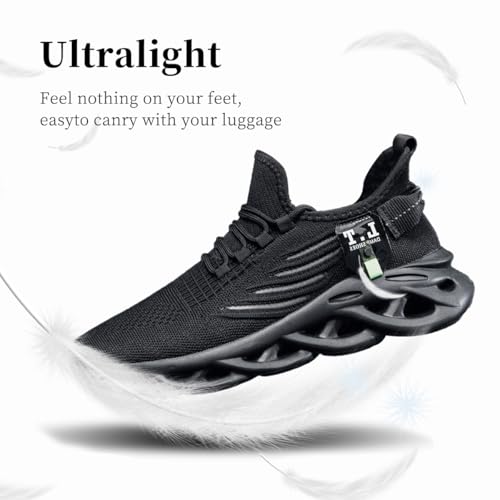 Mens Slip On Running Sneakers Walking Shoes Athletic Gym Non Slip Workout Tennis Comfortable Fashion Lightweight Breathable Mesh2