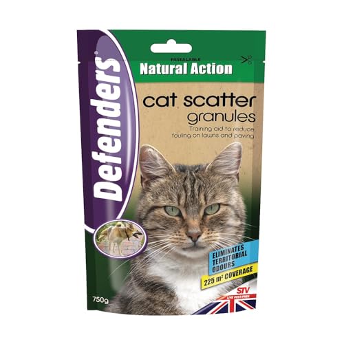 The Big Cheese Cat and Dog Scatter Granules - 750 g, Natural/Biodegradable Humane Treatment and Deterrent, Protection for Gardens and Covers 250 m2, Ready-to-Use