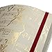 HARLEM CANDLE CO. – Ode to Josephine Luxury Journal, Cream & Gold – 300 Lined Pages | Vegan Leather Cover, Gilded Edges, Ribbon Bookmark | Inspired by Josephine Baker