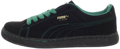 Image of PUMA Unisex Suede Classic Black /Greenlake Sneakers Men's 14 Medium