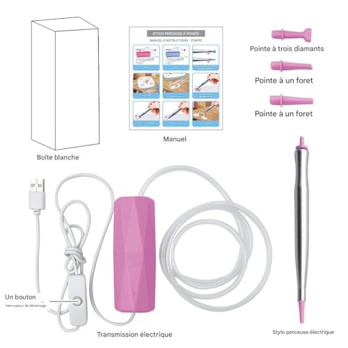 Stylo vacuum électrique pour gemmes sans cire à aspiration réglable