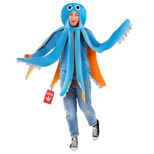 Fun Shack Disfraz Pulpo Adulto, Disfraz Animal Mujer, Disfraces Animales para Carnaval y Halloween, Talla única