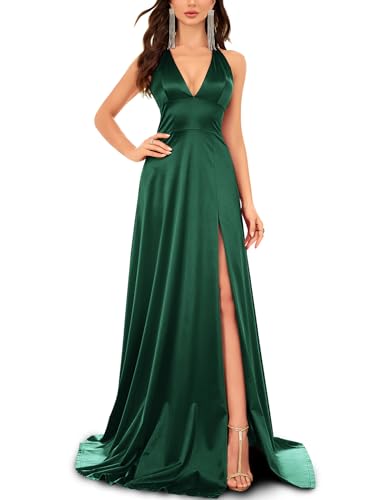 fitted lace wedding dress Take My Breath Away Satin Pleated Maxi In Kelly Green main image 0