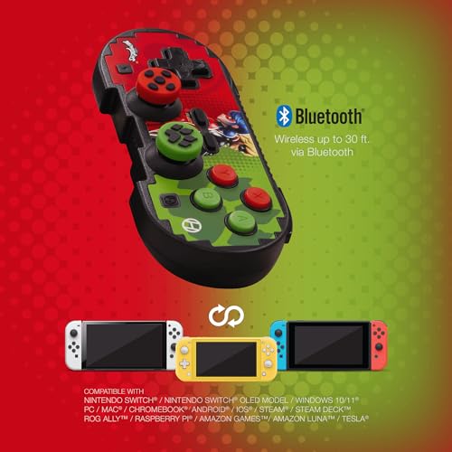 Image of Hyperkin - Limited Edition Pixel Art - Miraculous Edition (Bug & Cat) - Bluetooth Controller - Officially Licensed - For Nintendo switch 2 /switch /OLED, PC, Mac, Android, Apple iOS, Steam, Tesla