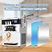 AnyDoor Commercial Ice Cream Maker Machine 2200W Soft Serve Ice Cream Machine 5.3 to 7.4 Gal/H 3 Flavors 110V Ice Cream Machine with Pre-cooling, Auto Clean,LCD Panel for Snack Bar Restaurants