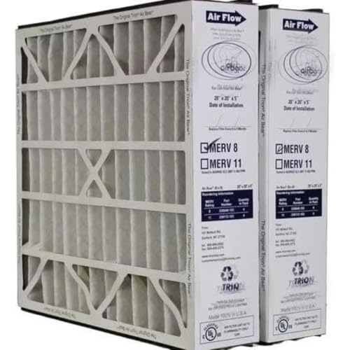255649-103 (2 Pack) Pleated Furnace Air Filter 20