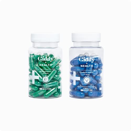 Giddy+Health Prostate Health Bundle Vitamins | Multivitamin & Prostate Health For Men (30-Day Supply) #TOP28