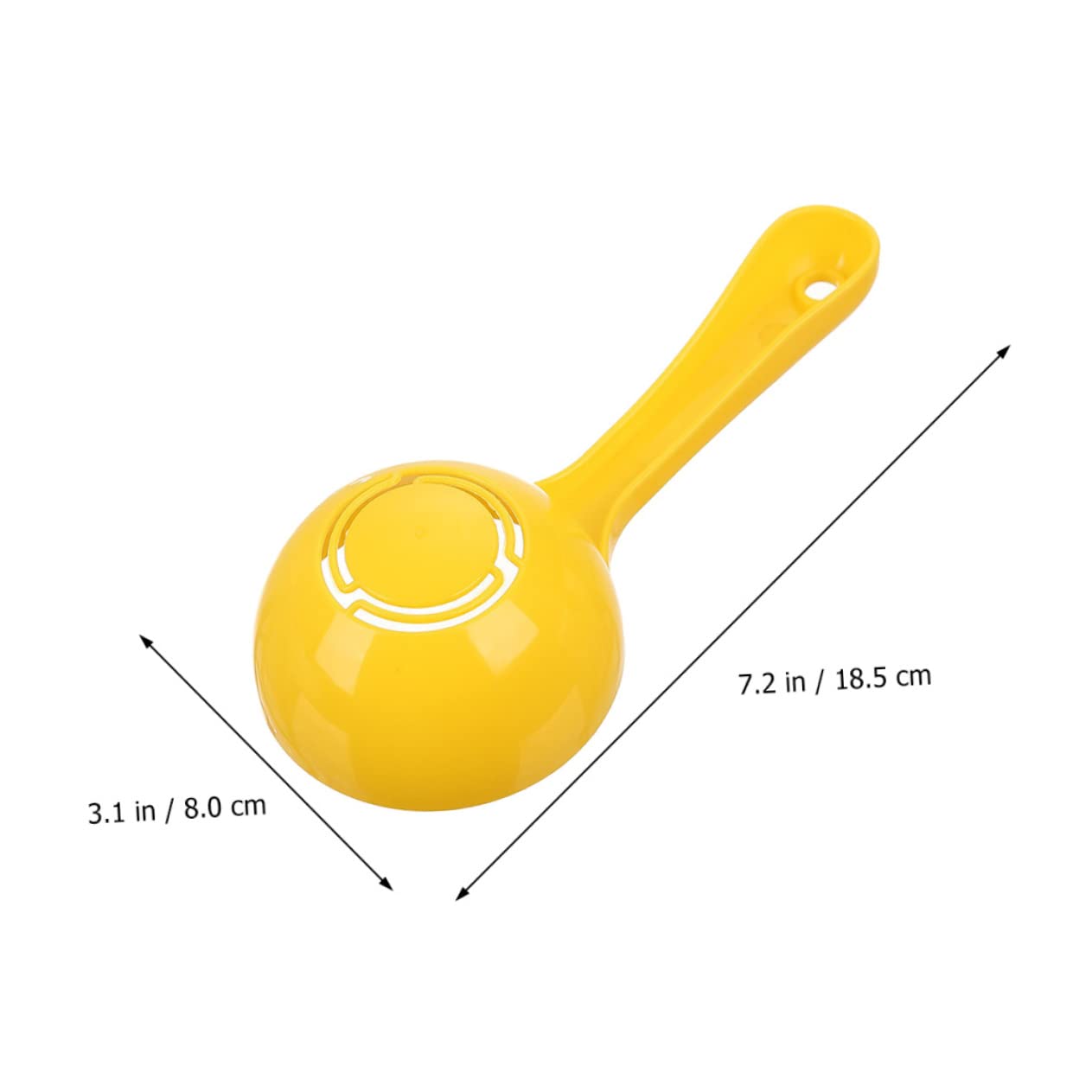 STOBAZA 2pcs Half Round Rice Spoon Grapefruit Spoons Silicone Serving Spoons Silicone Kitchen Utensils Potato Spoon Won Ton Soup Spoon Cooking Spoons Paddle Sushi Spoon Plastic Rice Spoon