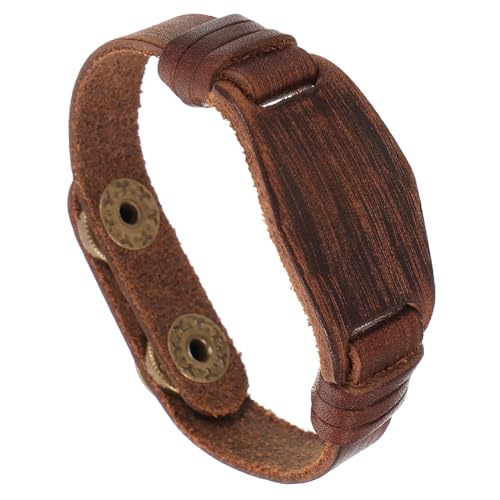 Bracelet pour hommes en cuir vintage accessoire idéal au quotidien