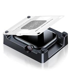 Uluck 8 Stück Schutzfolie Kompatibel mit Apple Watch Series 11 (2025)/Series 10 42mm, mit Auto-Ausrichtungskit, Einfache Installation, Selbstheilungs... Blasenfreie, Wasserdicht, Kratzfest