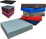 Foam & Upholstery Warehouse Waterproof Cushion - Rattan Seat Pads for Indoor & Outdoor Garden Chairs Office chair Dining Room Seating Pad Great for Rattan (50cm x 50cm x 5cm, Grey) - Image 6