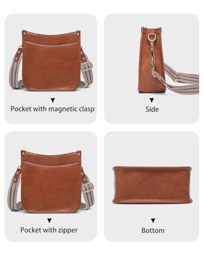 Set de 3 Bolsos de Cuero para Mujer con Cartera miniatura 4