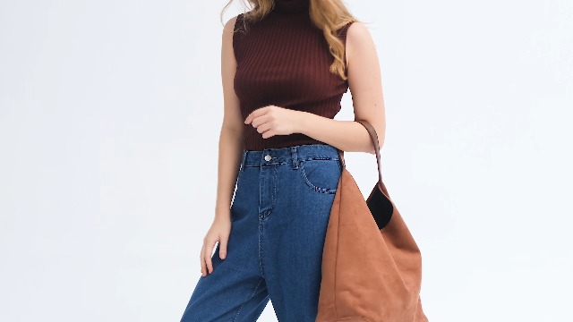 Bolso Suede para Mujer Hobo Slouchy Tote Oficina miniatura 7