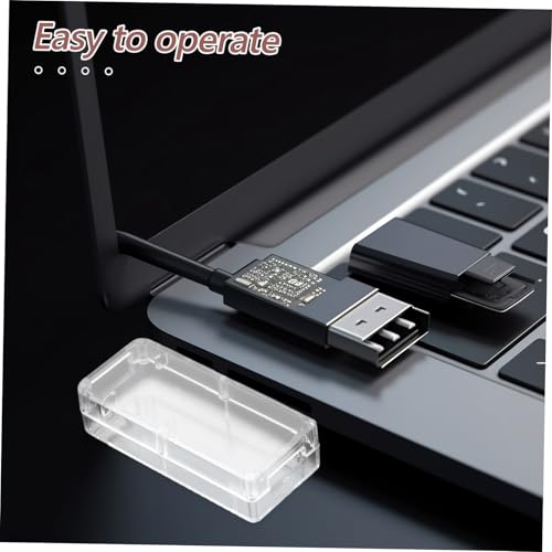 Caja transparente para disco duro externo USB miniatura 7