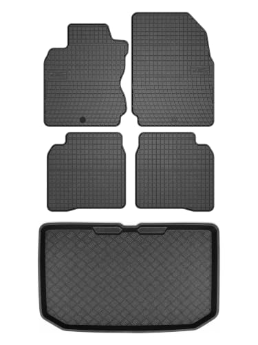 Wielganizator SolidPRO Gummimatten mit Kofferraumwanne passend für Nissan Note