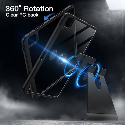 Funda 360 Grados y Protector JETech para iPad Pro 13 M5 M4 Construcción Premium 6