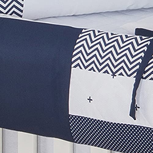 Kit Berço Menino Dinossauros Azul Marinho 10 Peças