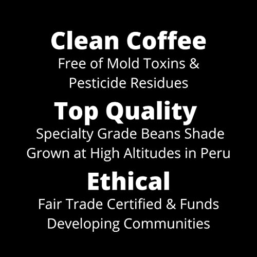 Mold Free Pure Health Coffee - Organic Fair Trade Specialty Grade Low Acid Clean Coffee 12Oz (Ground) #TOP1