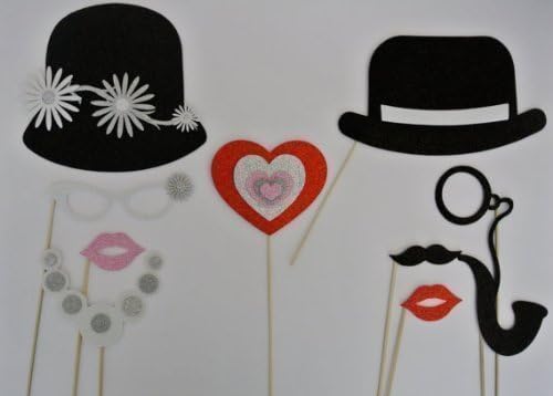 Mothers Day Mustache on a Stick Photo Booth Props Mothers Day Photo Booth Party Fathers Day