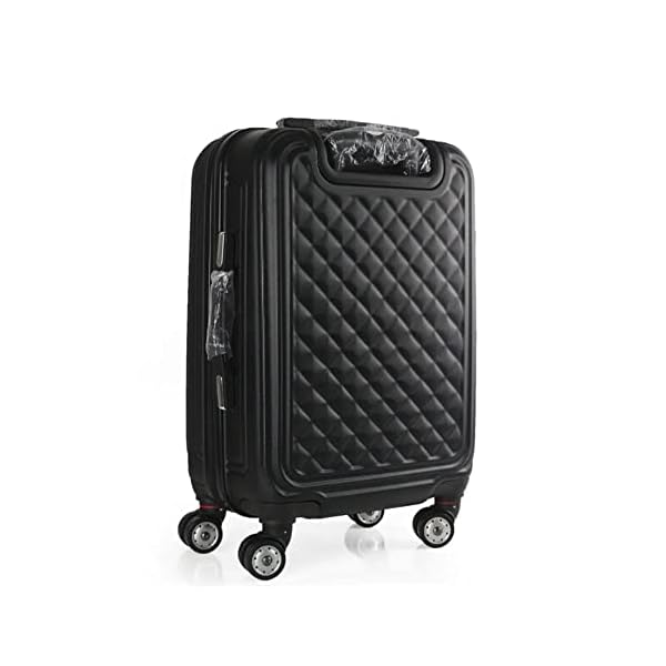 MOTONO-4Pcs-Travel-Luggage-Sets-Beauty-Case-Suitcase-Set-with-Spinner-Wheels-Lightweight-Travel-bags-Hard-Shell-trolley-Bags-Black-A MOTONO 4Pcs Travel Luggage Sets, Beauty Case, Suitcase Set with Spinner Wheels, Lightweight Travel bags, Hard Shell trolley Bags (Black-A)