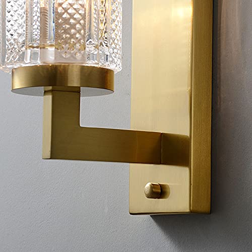 Apliques de pared modernos E14 con acabado de latón para iluminación interior 6