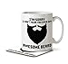 Price comparison product image I'm Sorry I Can't Hear You Over My Awesome Beard - Mug and Coaster by Inky Penguin