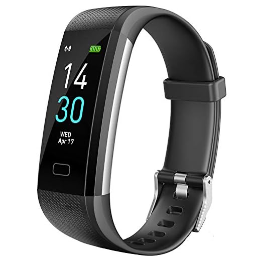 Vabogu Fitness Tracker HR, with Blood Pressure Heart Rate Monitor, Pedometer, Sleep Monitor, Calorie Counter, Vibrating Alarm, Clock IP68 Waterproof for Women Men (Black)