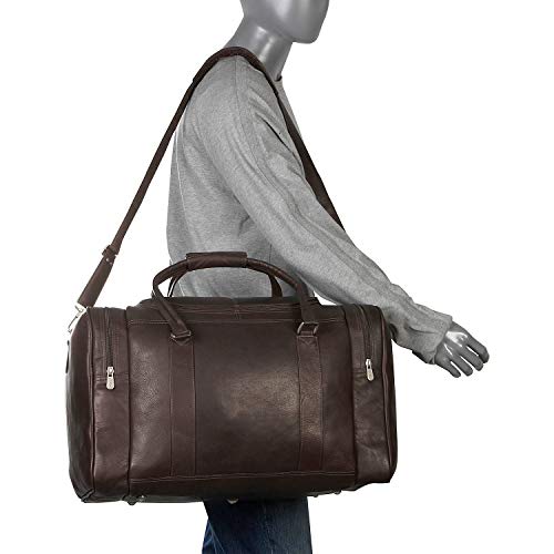 Piel Leather Classic Weekend Carry-On, Chocolate, One Size #TOP4