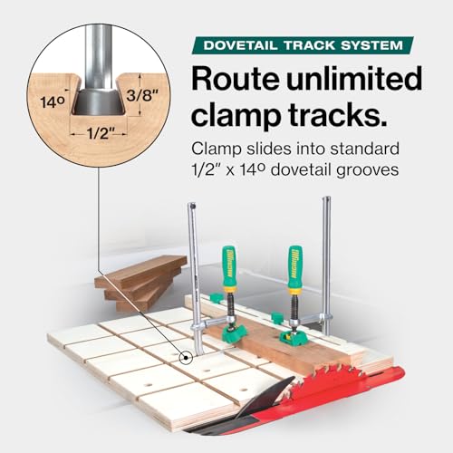 Pince à queue d'aronde Matchfit DVC-850AP double serrage stable pour rainures - 5