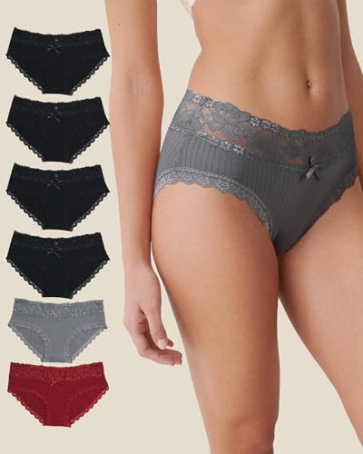 Cotton Bikini Women's Underwear Stretch Panties Breathable Briefs Cheeky Panty