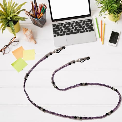 Image of Beaded Eyeglass Chains Glasses Chain For Women Stylish Sunglasses Strap Eye Glass Holders Around Neck Glasses Lanyard