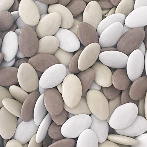 Dragées chocolat variation chocolat taupe ivoire 1kg - pas cher - environ 320 dragées - Fabrication artisanale en France Cover