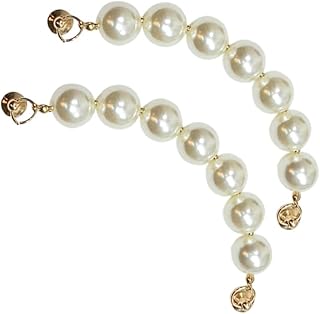 ABOOFAN 4 Pçs Acessórios De Cordão Acessórios Para Capa De Telefone Celular Pérola Jóias Frisadas Alça De Dedo Imitação De Pérolas Pingente Decorações Telefone Branco Anel De Telefone