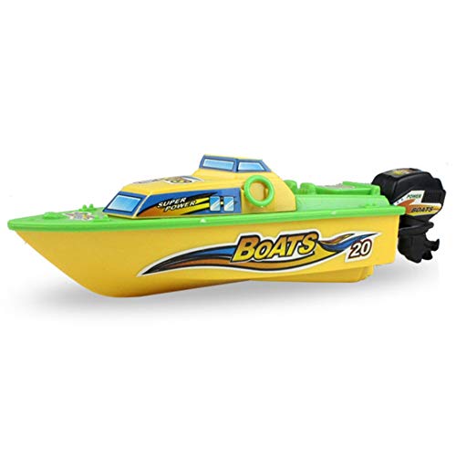 3 PCS High Speed ​​Elektro-Spielzeug-Boot aus Kunststoff Einführung Kinder Spielzeug Speedboat Wasser Spielset Geschenk for Kinder.