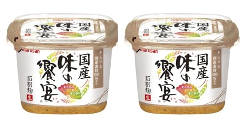【2個セット】マルサンアイ 味の饗宴 15割麹生 味噌 500g×2個 味噌 サタプラ紹介のサムネイル
