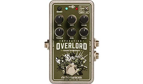 Electro Harmonix Nano Operation Overlord Allied Overdrive Pedal